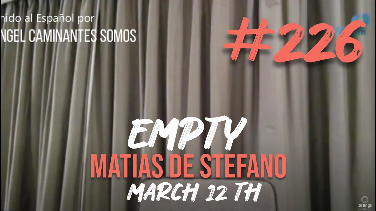#226 ПУСТОЙ &mdash; 12 МАРТА #mat&iacute;asdestefano5