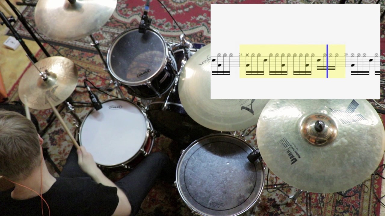 Drums tutorial how to play Linkin park - Numb (Rocknmob Moscow)