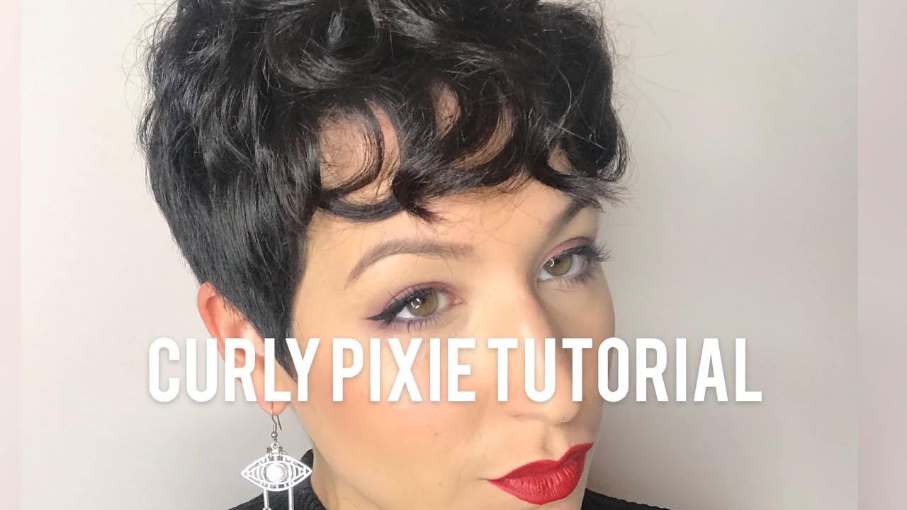 Aprende a rizar tu cabello pixie