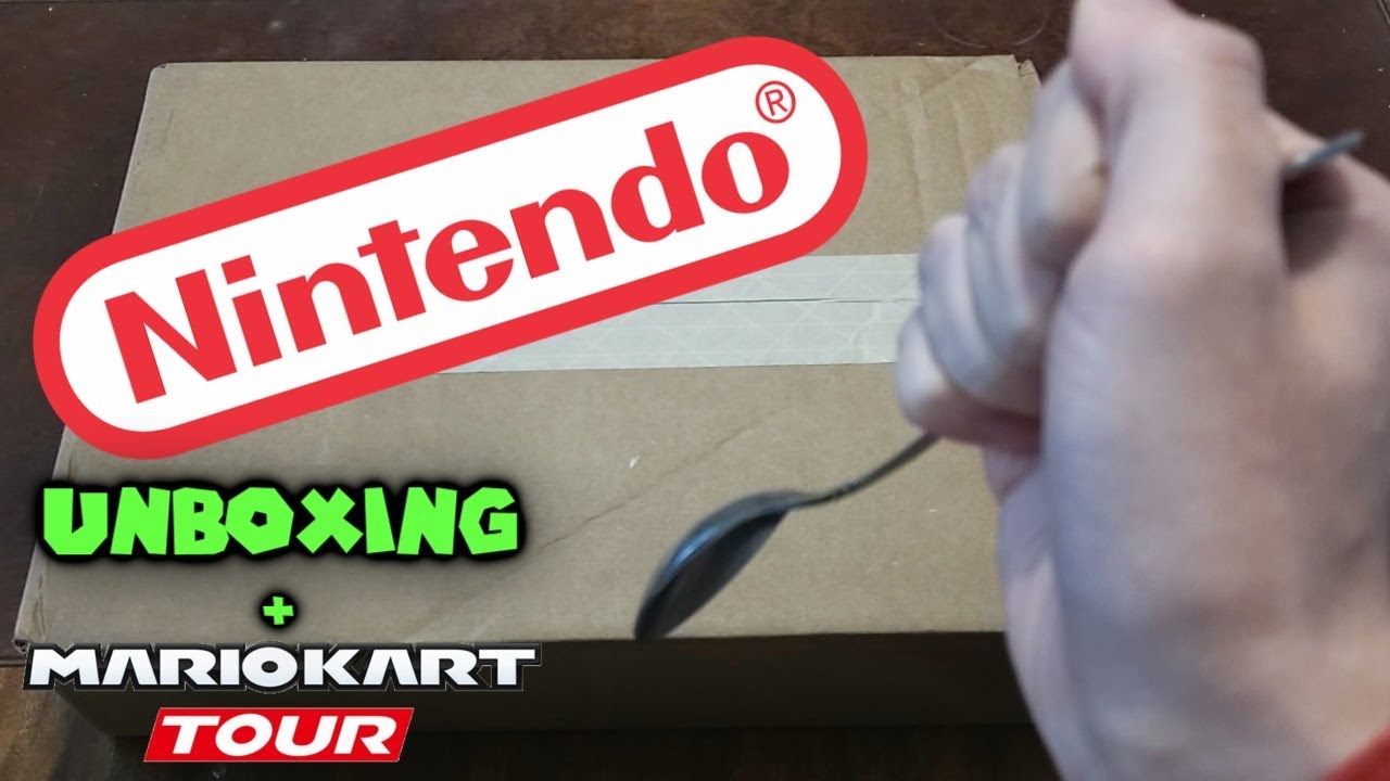 Package from Nintendo! + Mario Kart Tour Halloween Tour