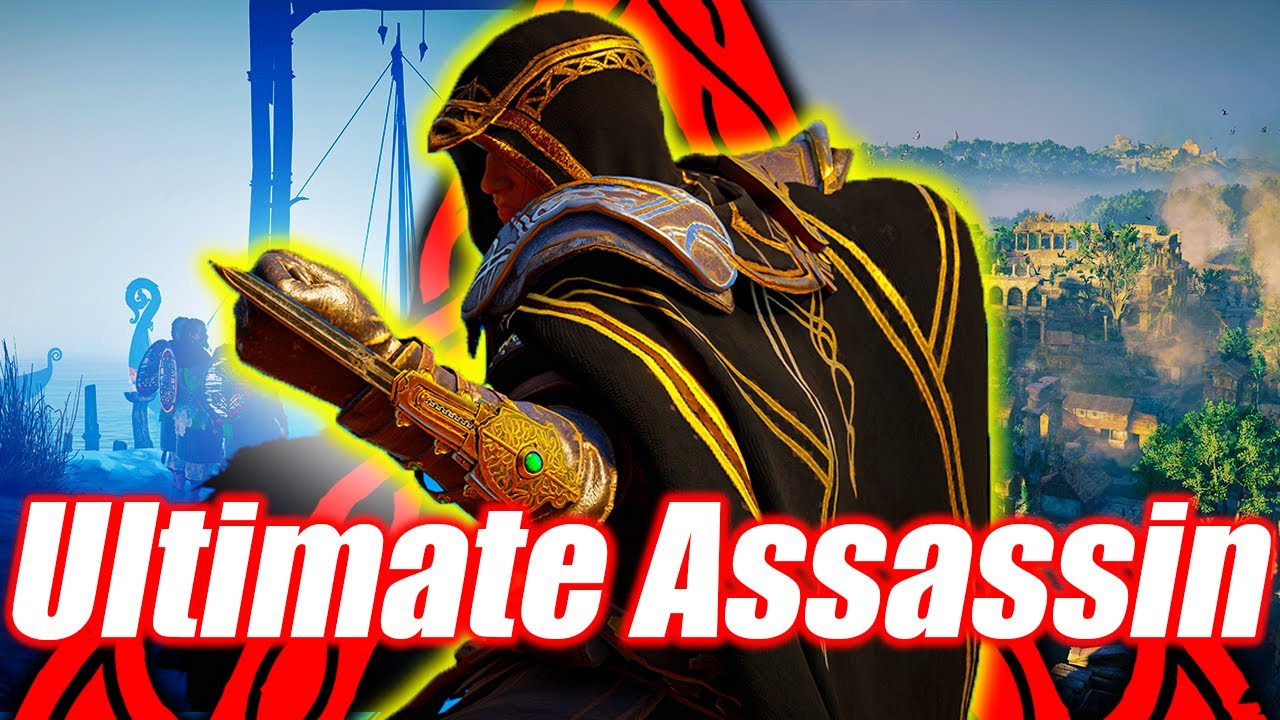 Лучший набор снаряжения для убийцы в Assassin's Creed Valhalla (бой с использованием скрытого кли...