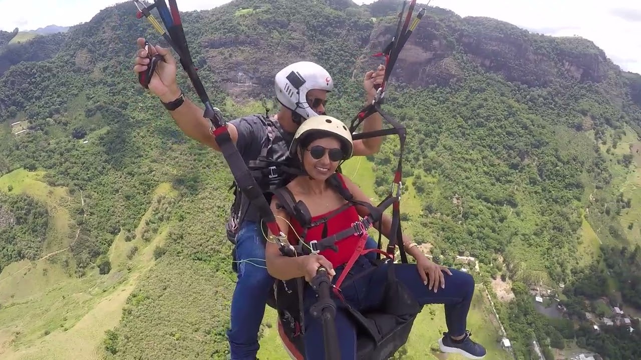 Voo Duplo Rampa do Mirante, Piloto Samuel Almeida, copiloto Roseli Pereira
