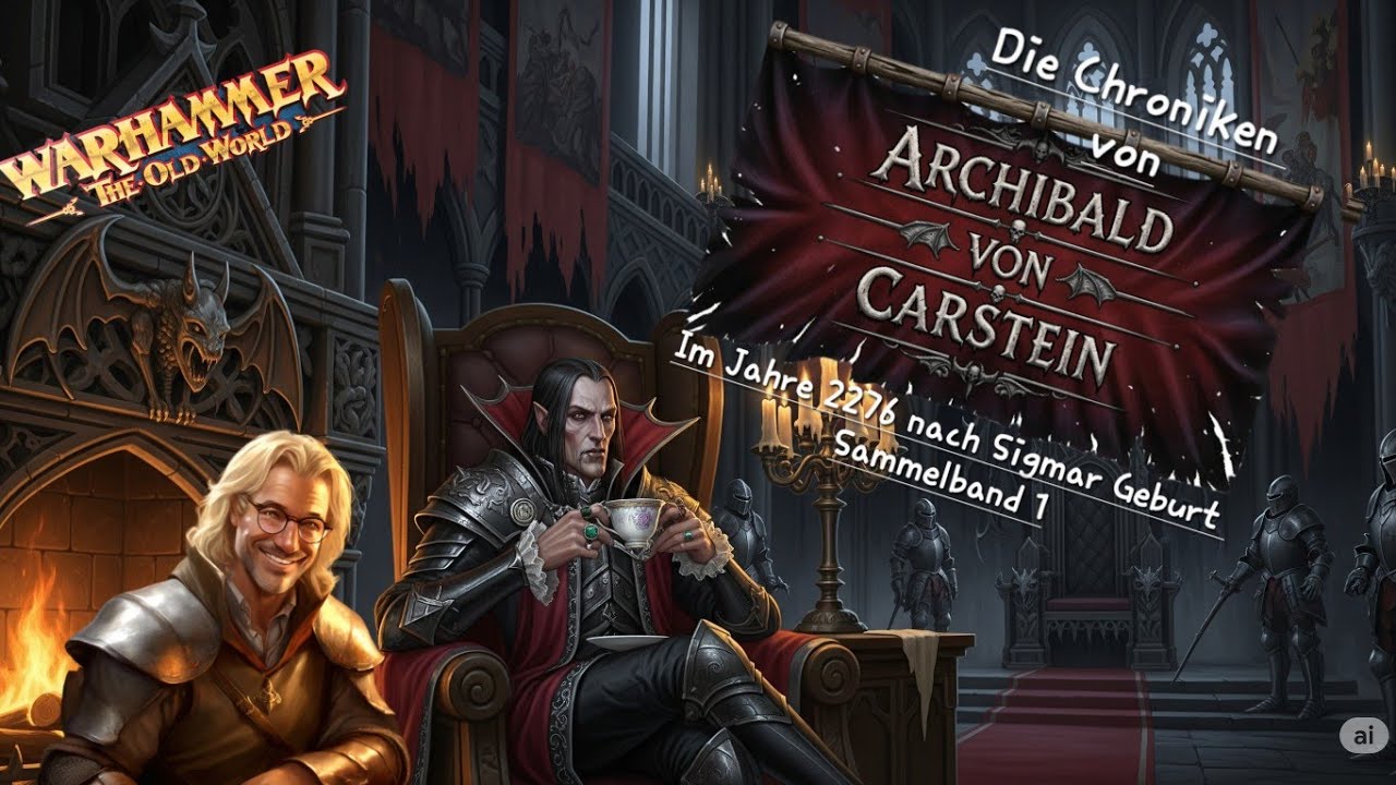 THE OLD WORLD 😈⚔️ Die Archibald Chroniken🏰Das Jahr 2276 Band 1 #warhammer #retro  #vampire 
