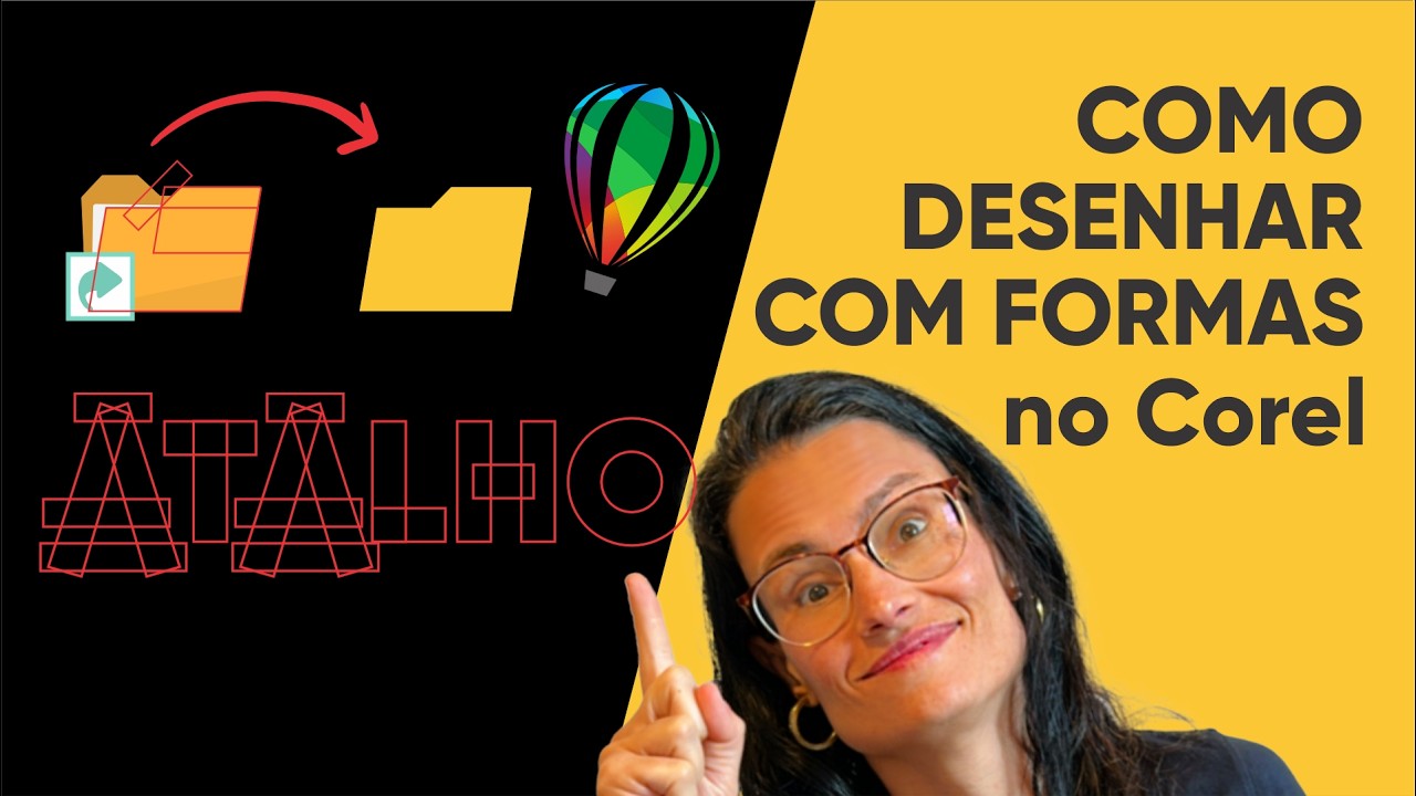 Descubra como desenhar no Corel com Formas
