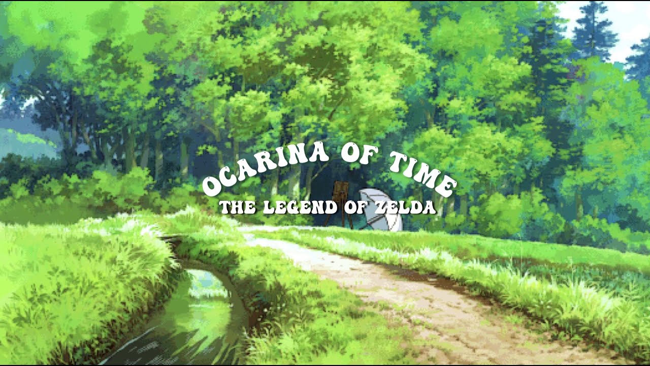 ocarina of time but you're outside and it's raining