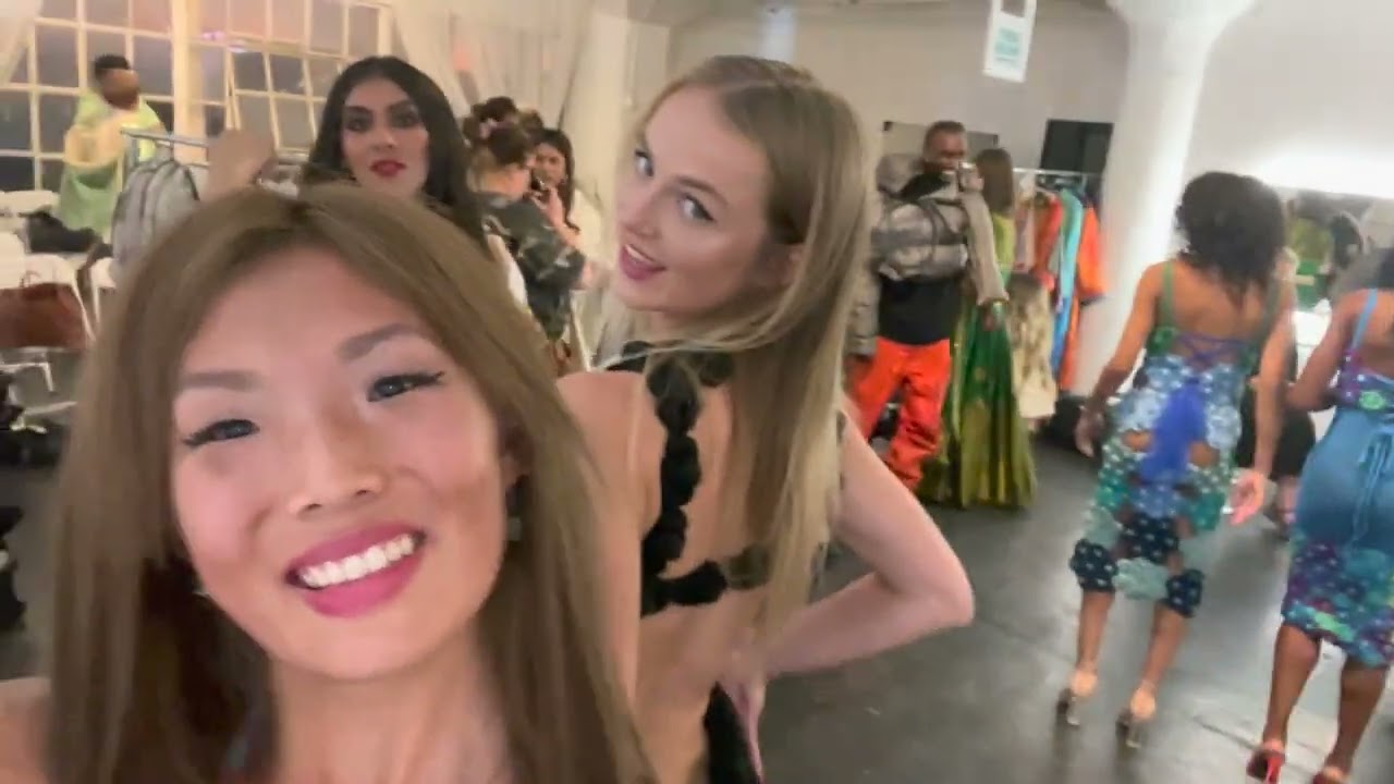 LA Fashion Week Vlog and Models Backstage