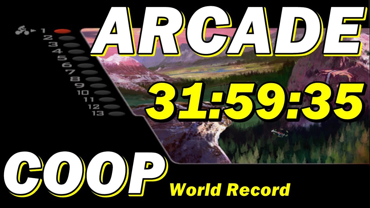 ARCADE MULTIPLAYER WORLD RECORD SPEEDRUN DOWNHILL DOMINATION