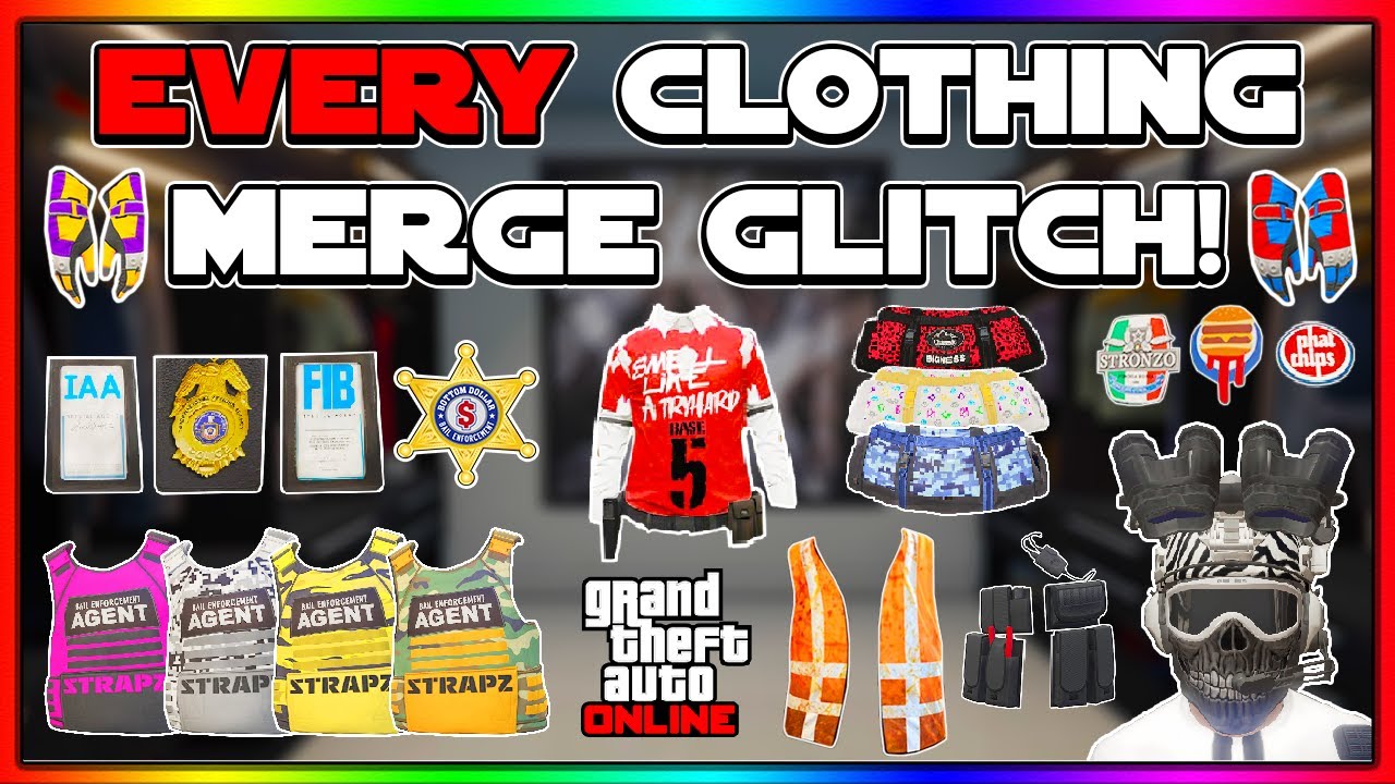 EVERY Working Clothing Merge Glitch In GTA 5 Online!