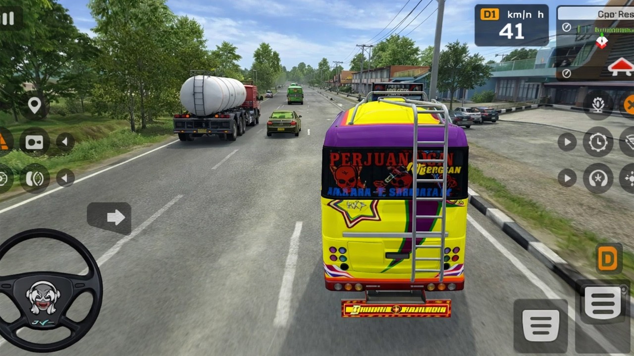 Mini Bus Simulator Indonesia Android Gameplay | Real Bus Driving Experience | DriveSync Gaming