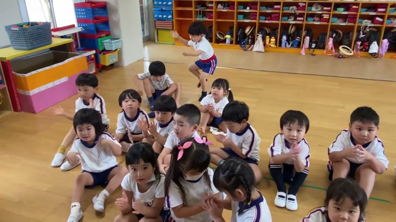 笠間市　ともべ幼稚園　園児たちからの「クラップ・フォー・ケアラーズ」（9/27）