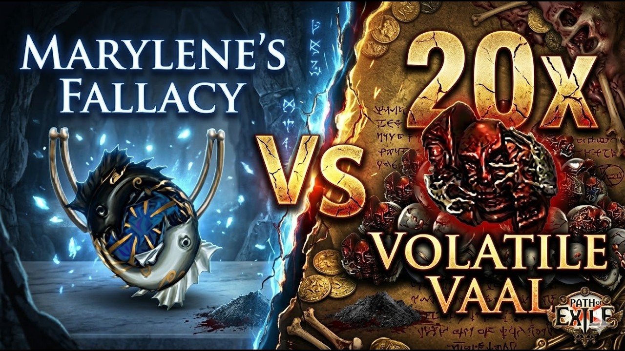 Marylene's Fallacy vs Volatile Vaal Orbs - Stonks? Path of Exile 3.28 Mirage