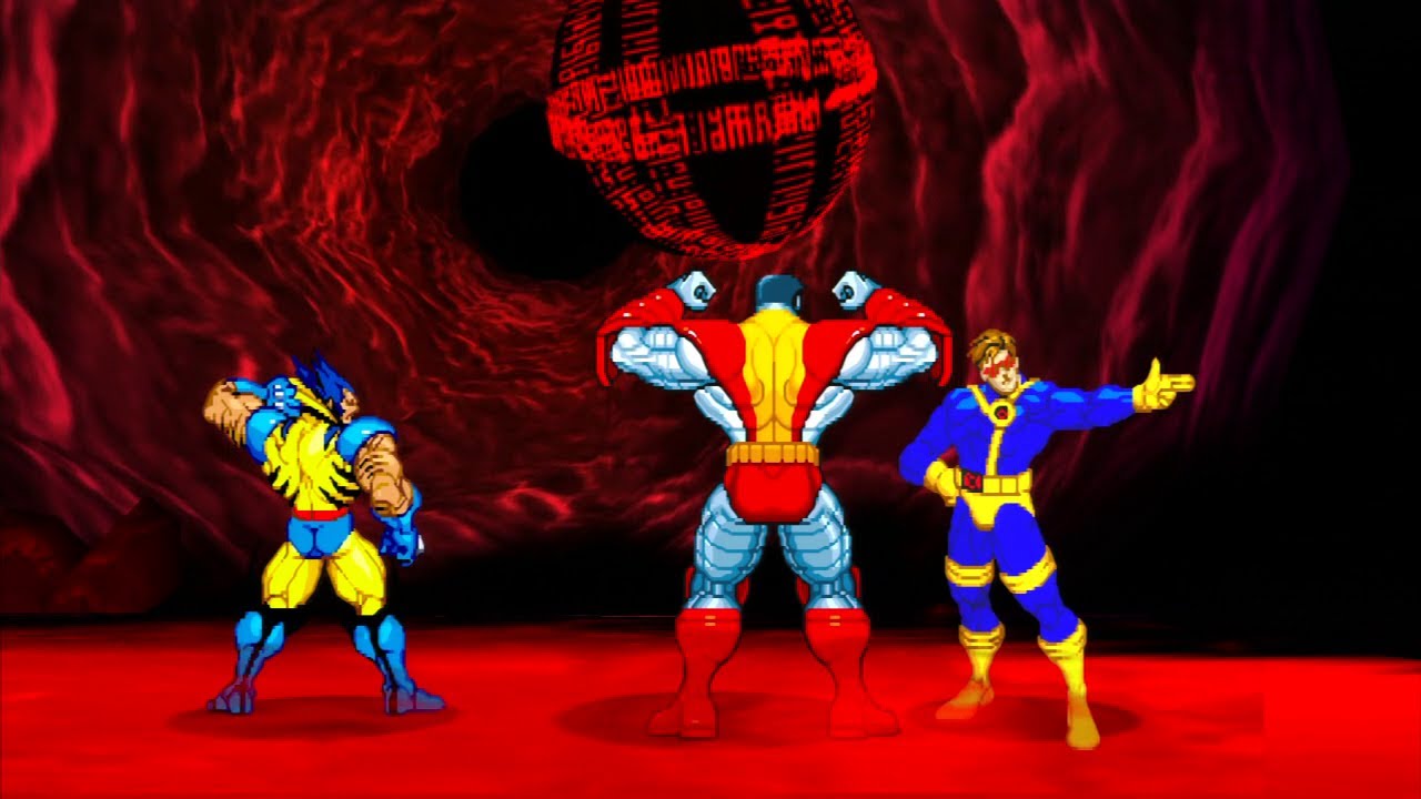 Marvel VS Capcom 2 &mdash; Росомаха/Колосс/Циклоп &mdash; прохождение на уровне сложности &laquo;Эксперт&raquo;