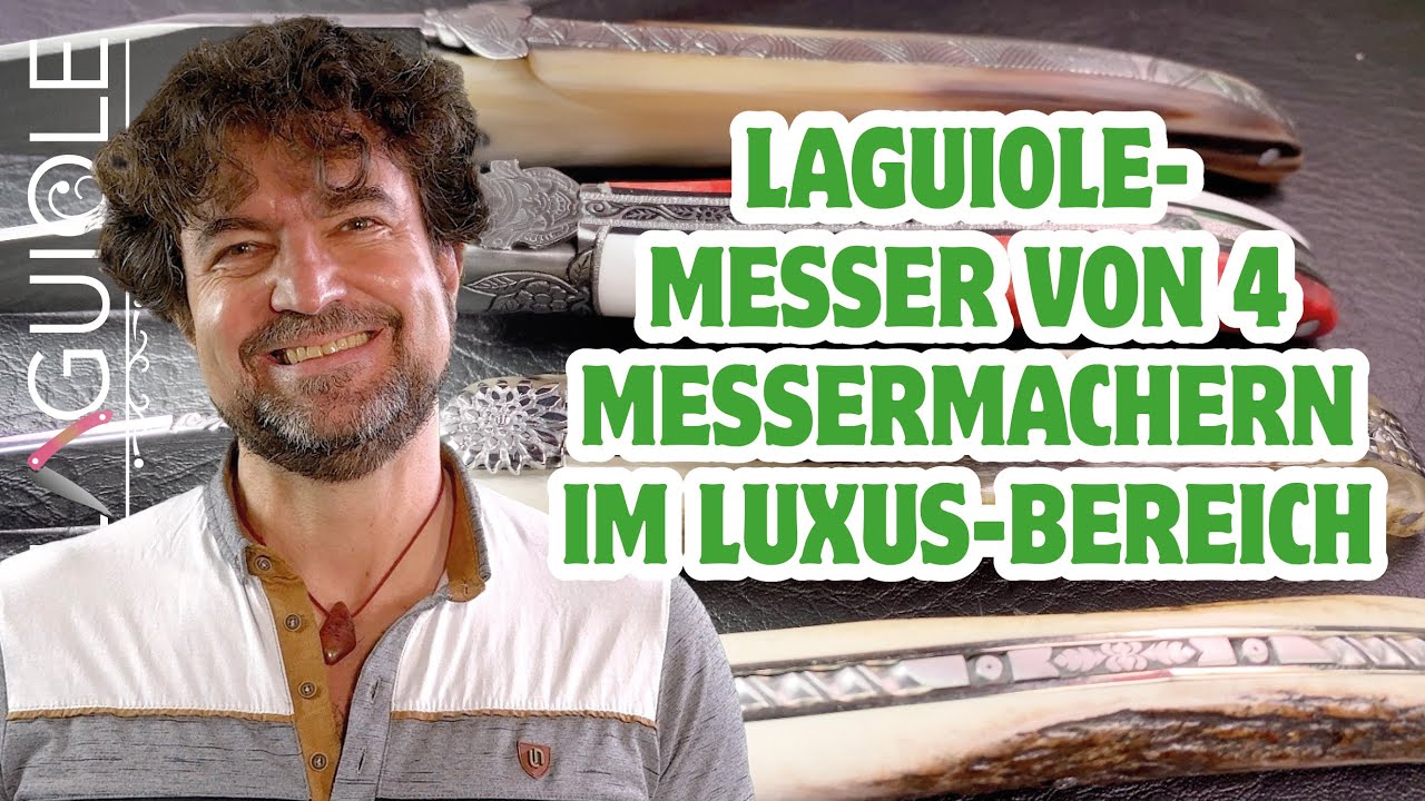 Vergleich Laguiole-Messer über 1.000 € - Voissiere, Dauvillaire, Cayron und Ginisty