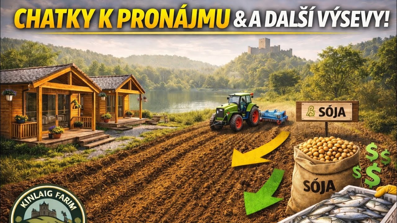 #28 Příprava chatek a další výsevy 🏠 🌱| FS25 Kinlaig - Farma pod hradem🏴󠁧󠁢󠁳󠁣󠁴󠁿 | PS5