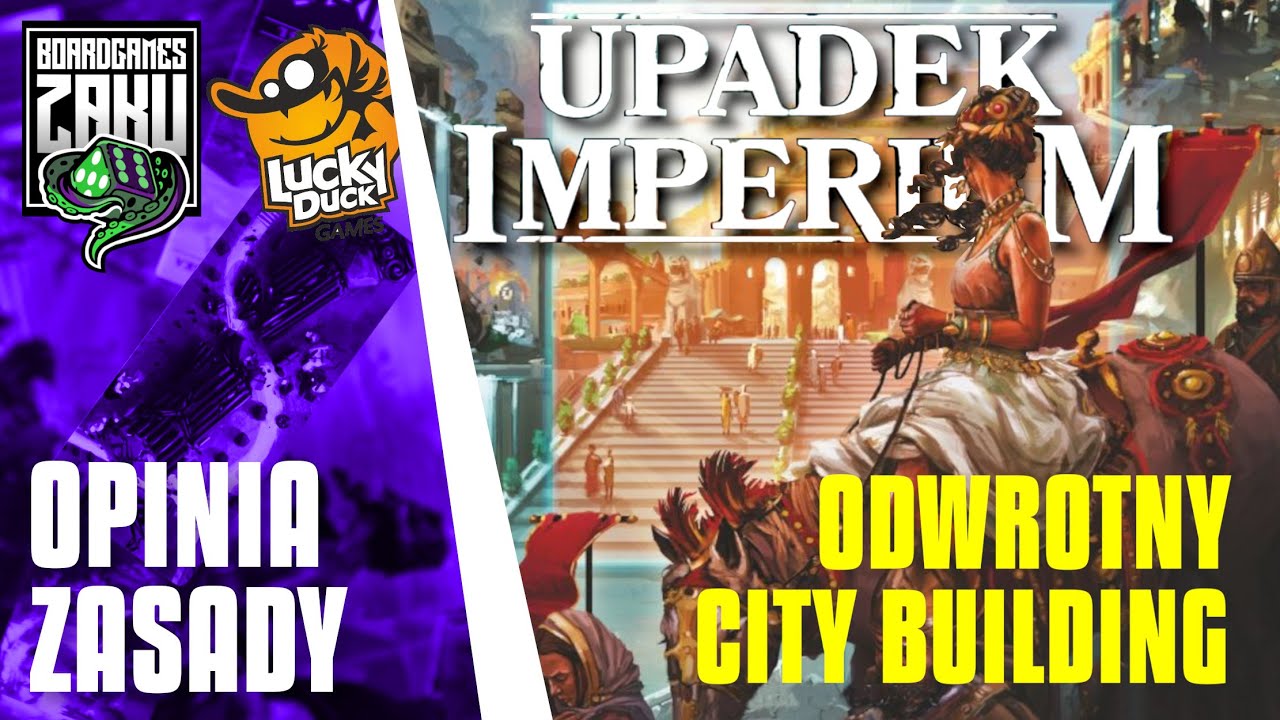Upadek Imperium - Gra licytacyjna o utrzymaniu miasta | OPINIA | ZASADY