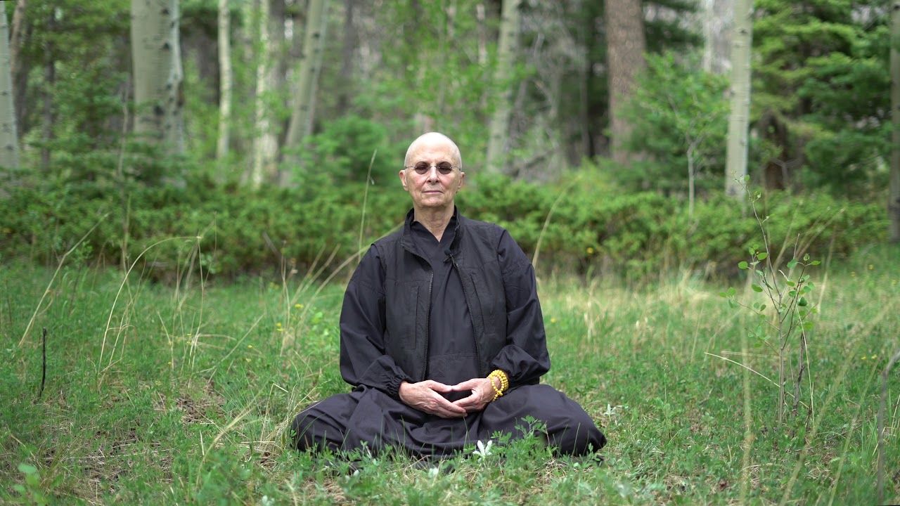 Meditate with Roshi Joan in the mountains (with instructions) 2018/06/16