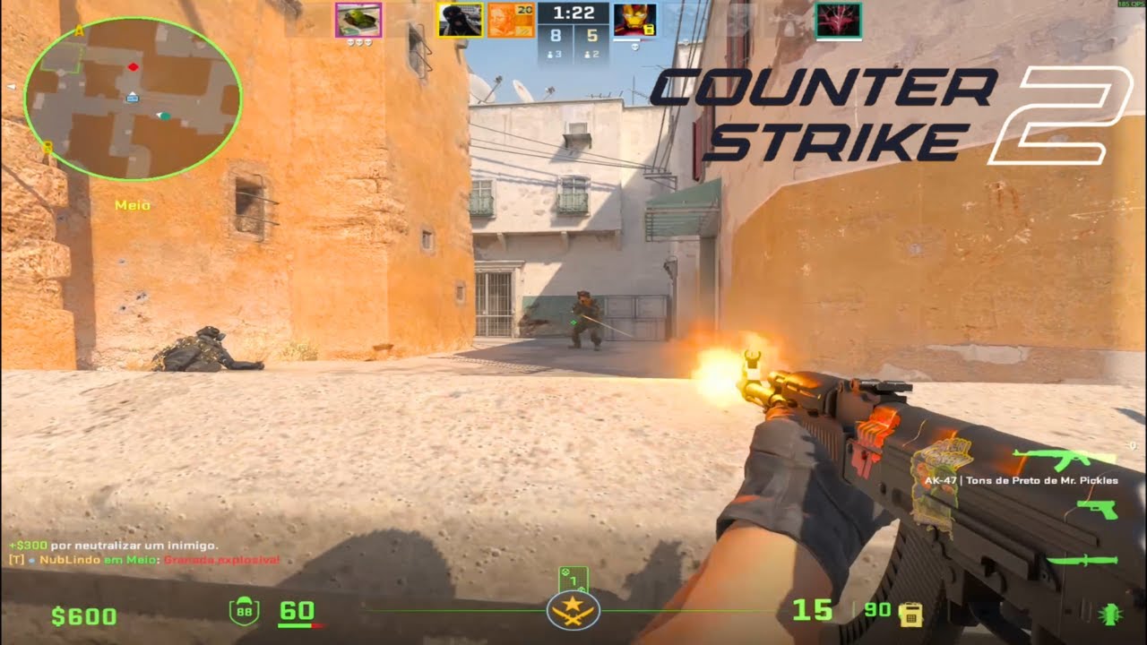 A PARTIDA MAIS HUMILHANTE QUE EU JA JOGUEI NO - COUNTER STRIKE 2 