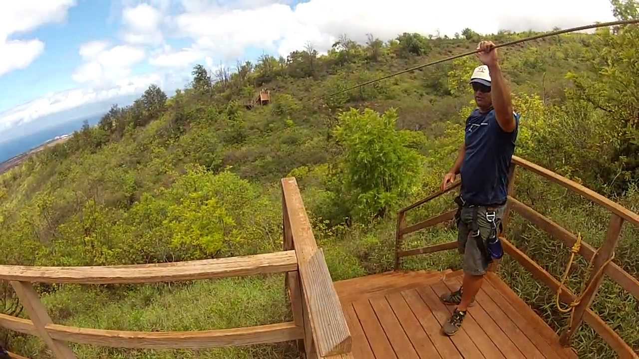 zipline, first person perspective