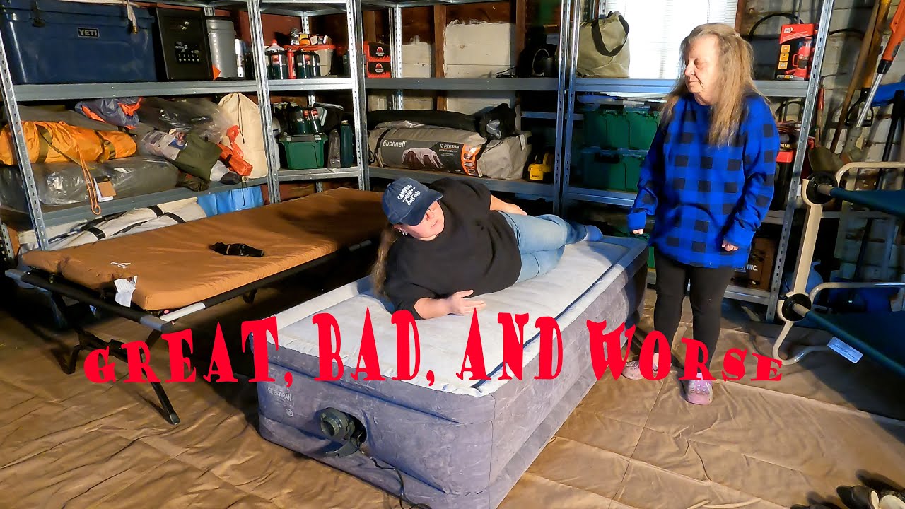 Camping Beds-Which one is right for you?