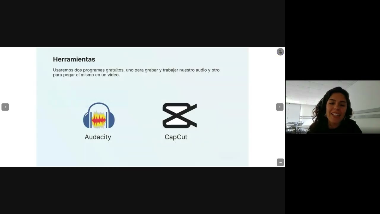 Taller de edición de audio y video Audacity y CapCut
