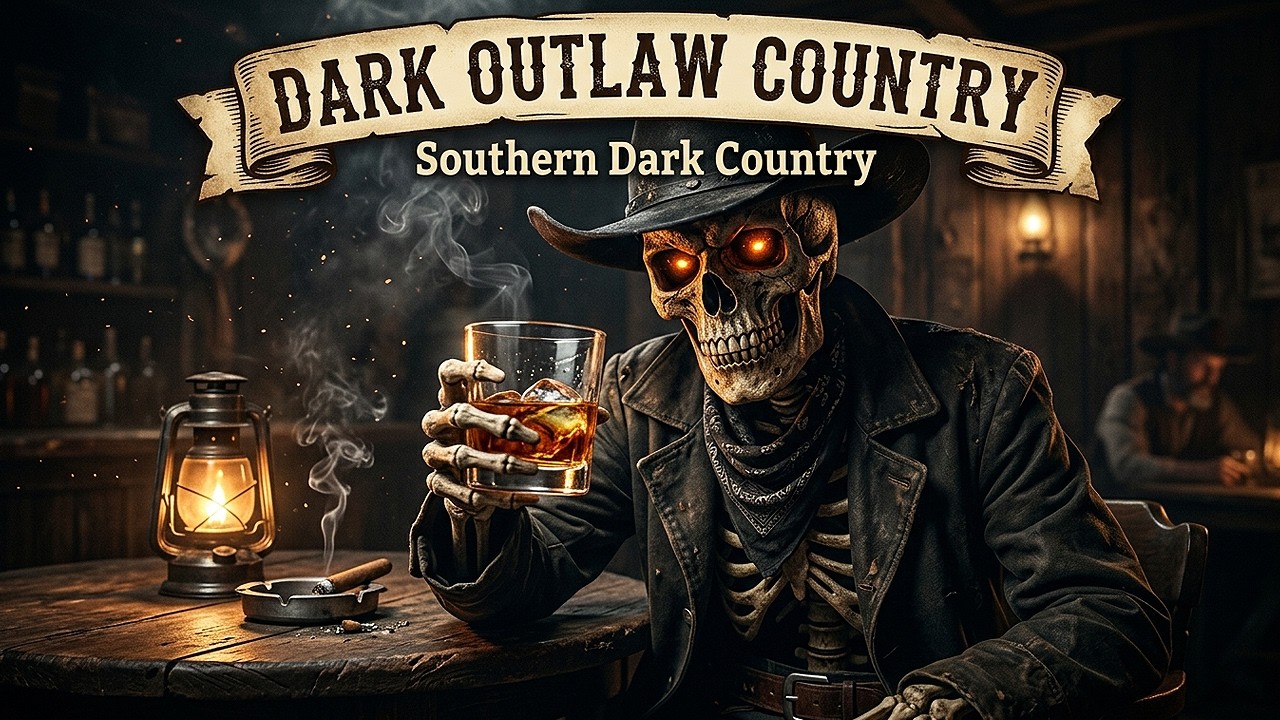 Dark Outlaw Country Playlist || Whiskey Saloon Nights