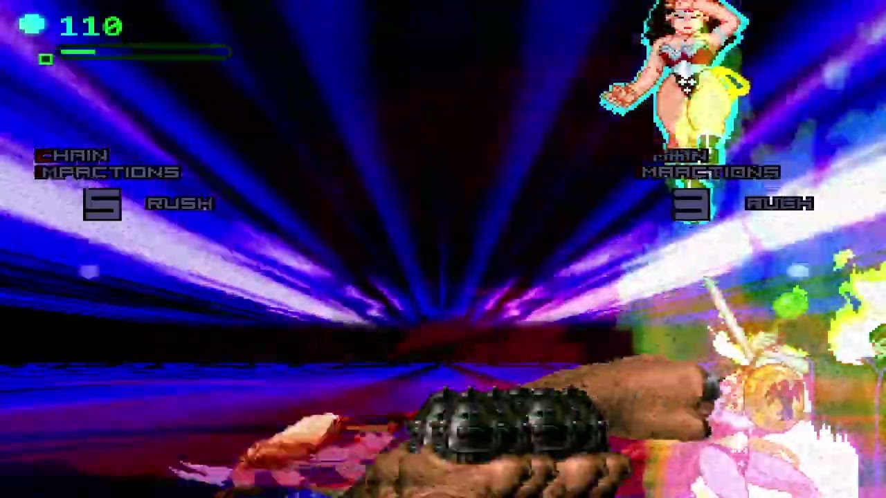 KOF MUGEN Tag Team Supergirl & Wonder Woman 3X VS Giygas Minus 3X & Maleficent