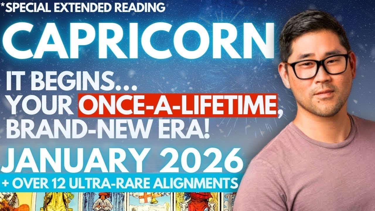 Capricorn January 2026 - SCREAMING! UNBELIEVABLY RARE SPREAD I&rsquo;M STILL LIKE 😳🌠​ Tarot Horoscope
