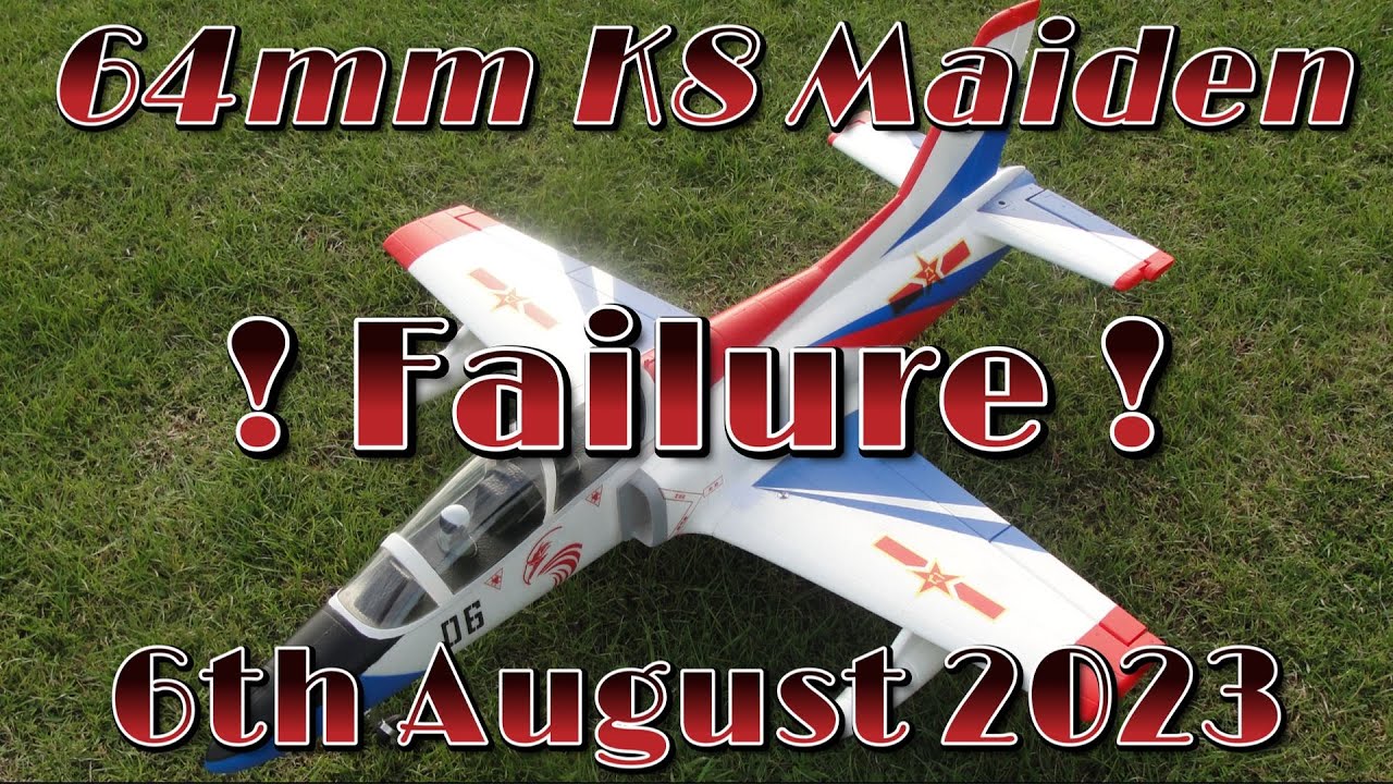 Flyfans K8 64mm EDF - Maiden Attempt - 6 August 2023