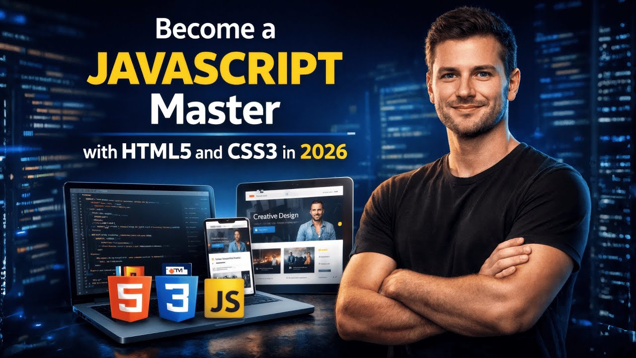 Become a JAVASCRIPT Master with HTML5 and CSS3 in 2026
