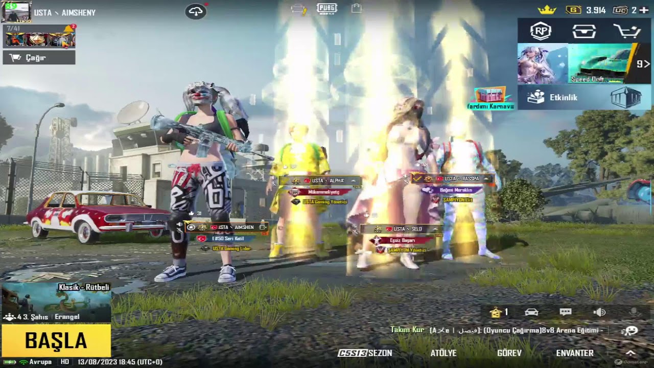 USTAGAMING #AİMSHENY #HALO #MANIFESTQ #SELMAN #FUL #RASH #fypyoutube #pubgmobile NO RANK YES RASHH