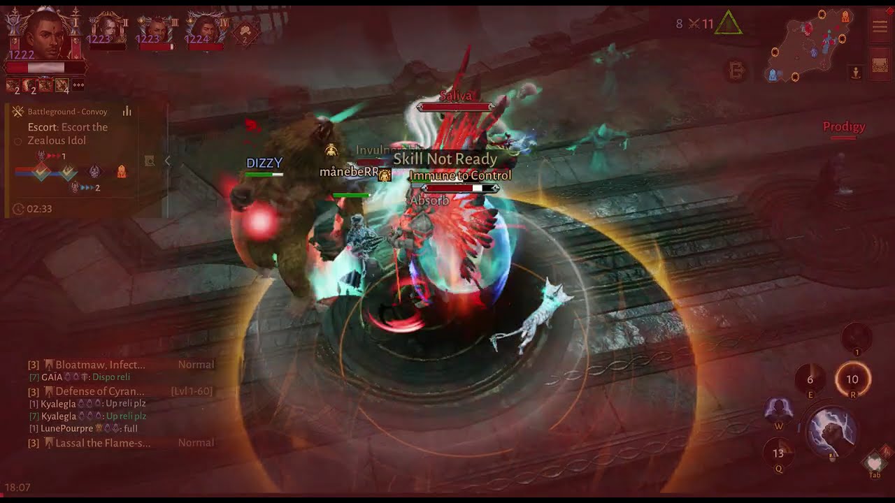 [Diablo Immortal][PVP] Monk Tank with 3 elements spirits Tiny-Tanks - #046