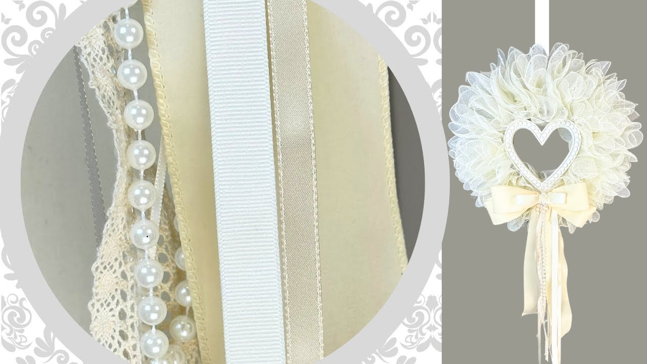 ALL-IVORY VALENTINE WREATH DIY!