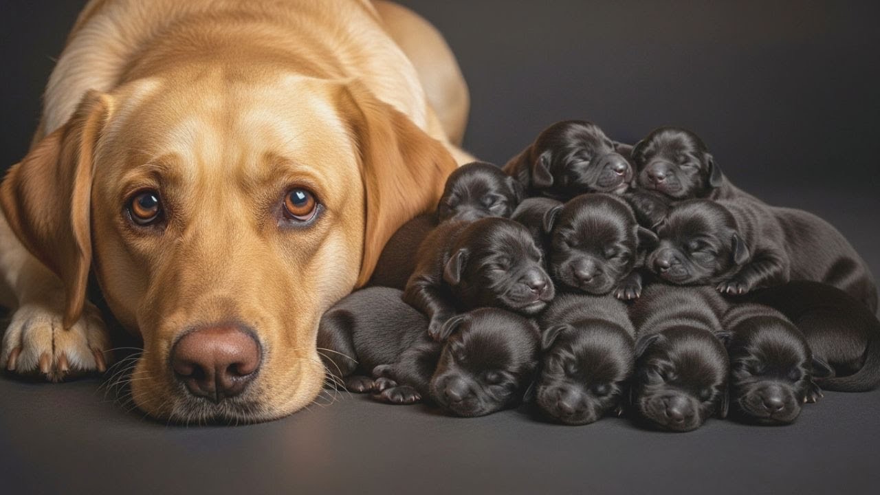 Hund bringt 15 &ldquo;Welpen&rdquo; zur Welt &ndash; doch der Tierarzt erkennt sofort: Das sind keine Hunde &hellip;