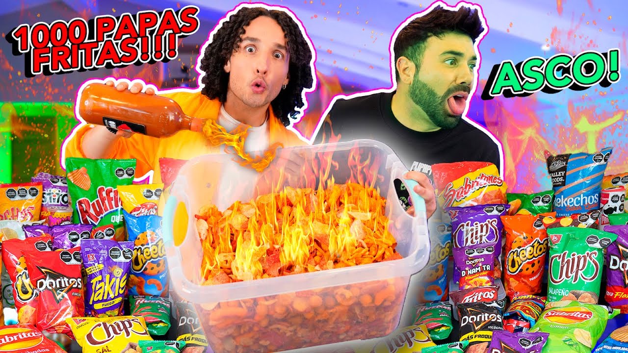 MEZCLAMOS TODAS LAS PAPAS DEL SUPERMERCADO 🔥🤯 RUL&Eacute;S