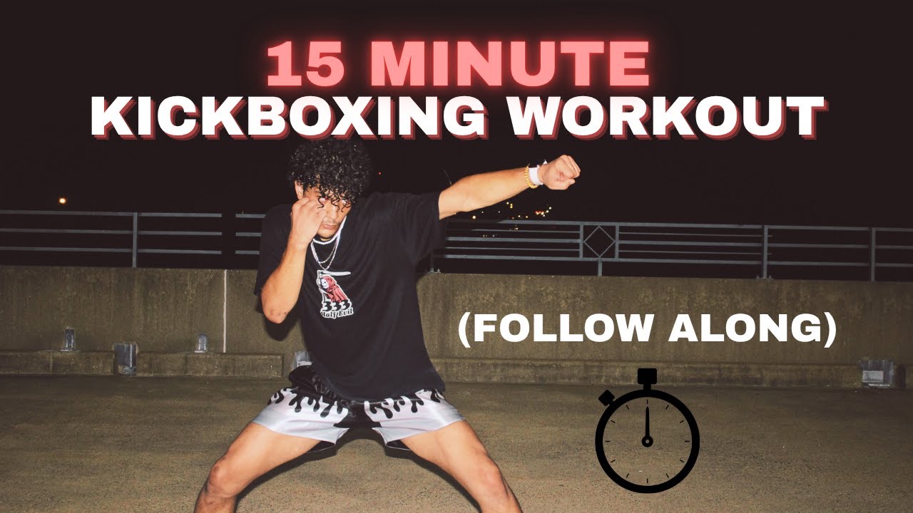 Follow Along KickBoxing Workout At Home (15 MIN)