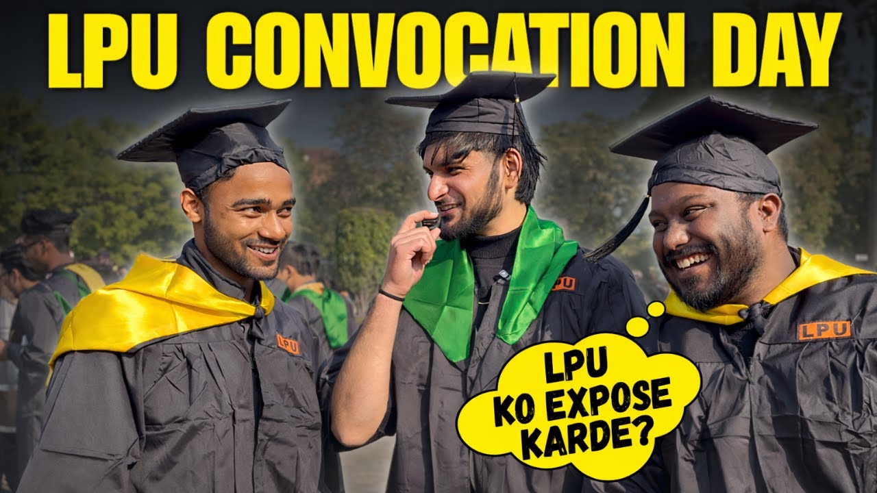LPU Convocation 2026 Ground Scene | Degree, Emotions & Reality