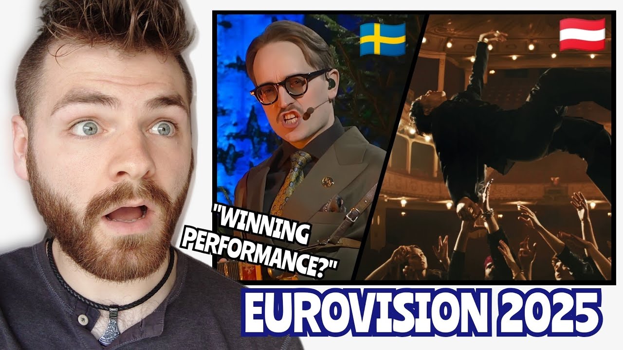 Austria 🇦🇹 X Sweden 🇸🇪 | LIVE | National Final Performance (& MV) | Eurovision 2025 | REACTION!