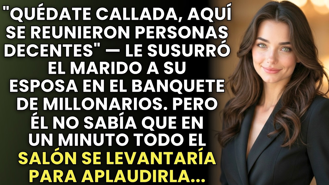 Durante 15 años se avergonzó de llevar a su esposa a los eventos de empresa… Hasta que descubrió qui
