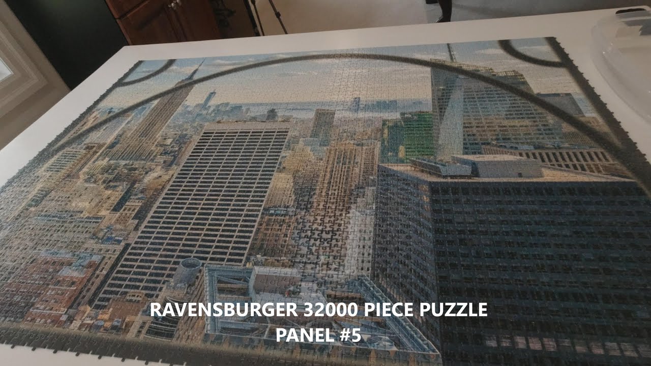Ravensburger 32000 piece puzzle- New York Skyline Panel #5