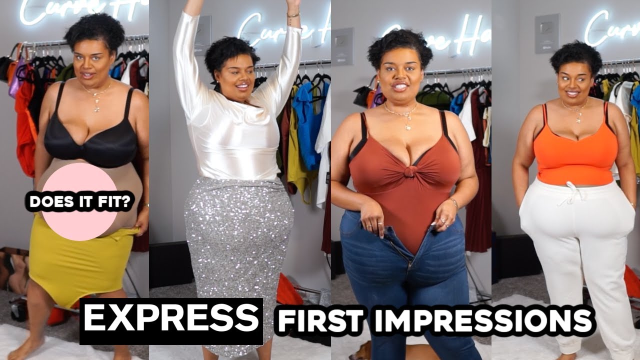 FIRST TIME Trying Express while Fat/Plus Size | Does it FIT?