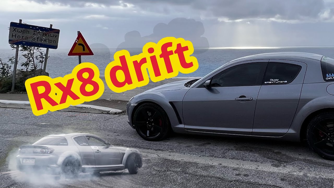 Mazda Rx8 | hill climb drift | sfakia Crete | Greece