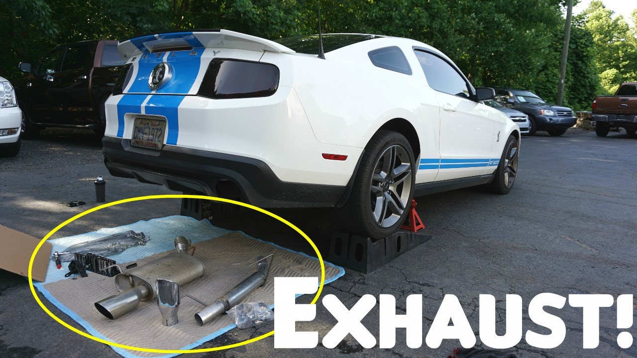2010 Shelby GT500 Roush Axle Back Exhaust INSTALLATION!