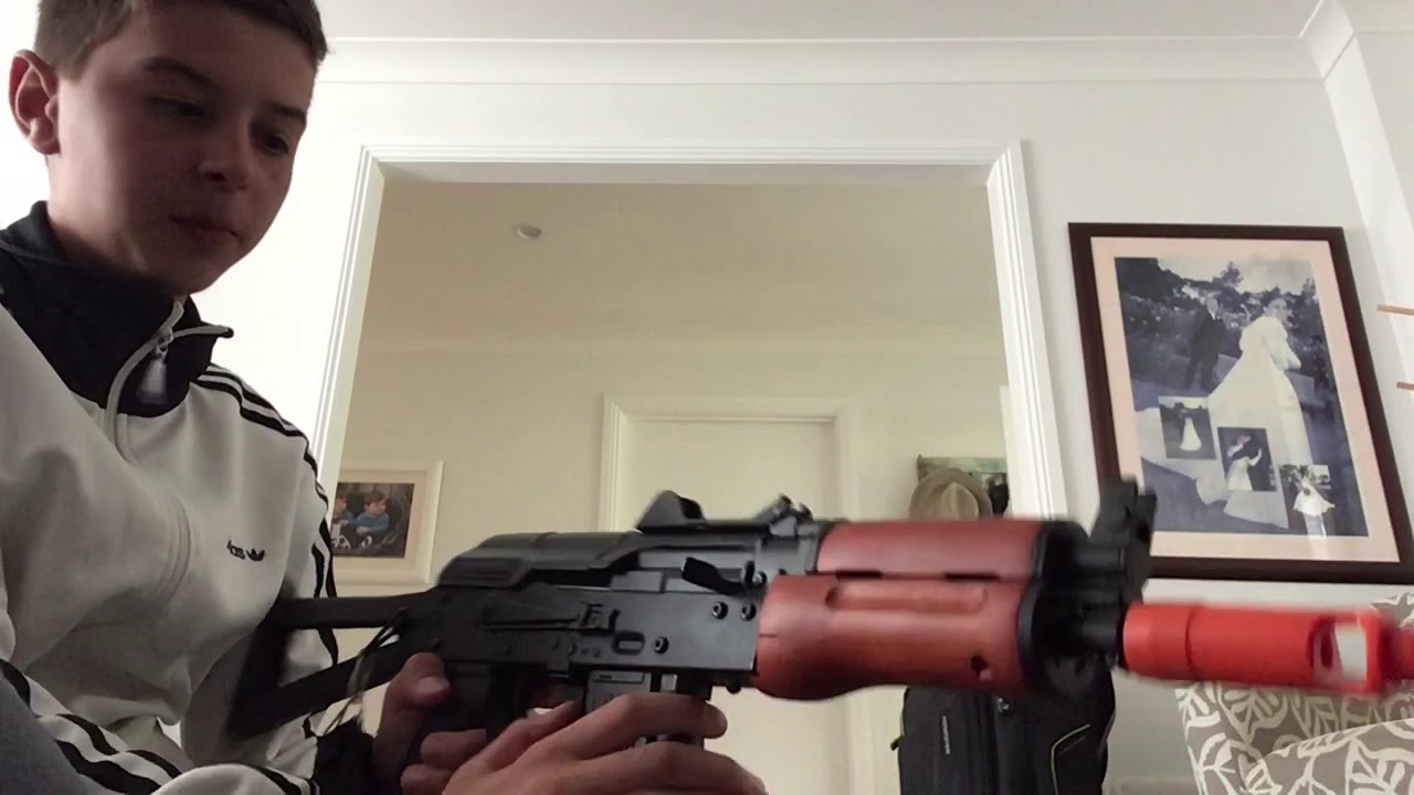 MOST POWERFUL GEL BLASTER?! (AK74U Gel Blaster Unboxing)