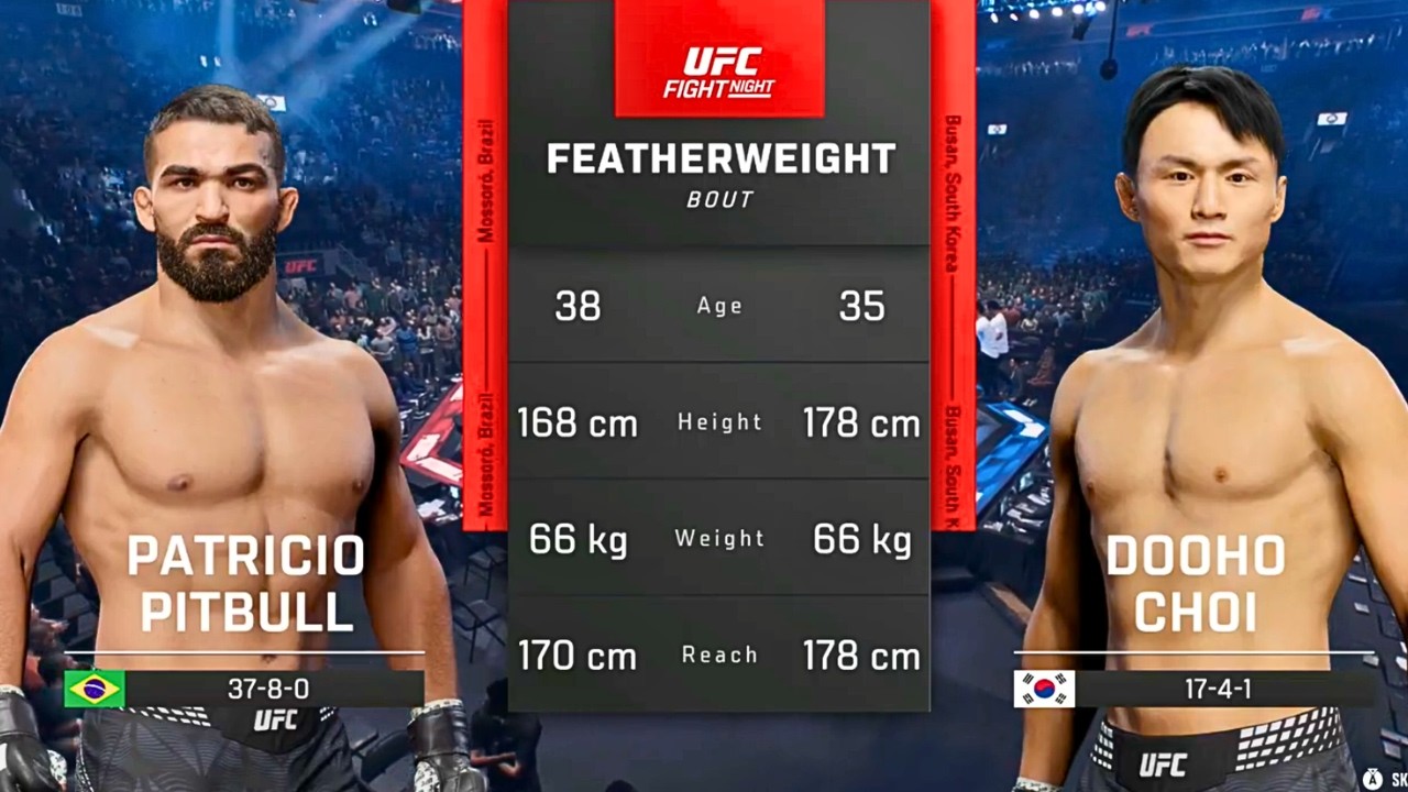 Patricio Pitbull vs DooHo Choi FULL FIGHT | UFC 6 AI Simulation Gameplay (CPU vs CPU)