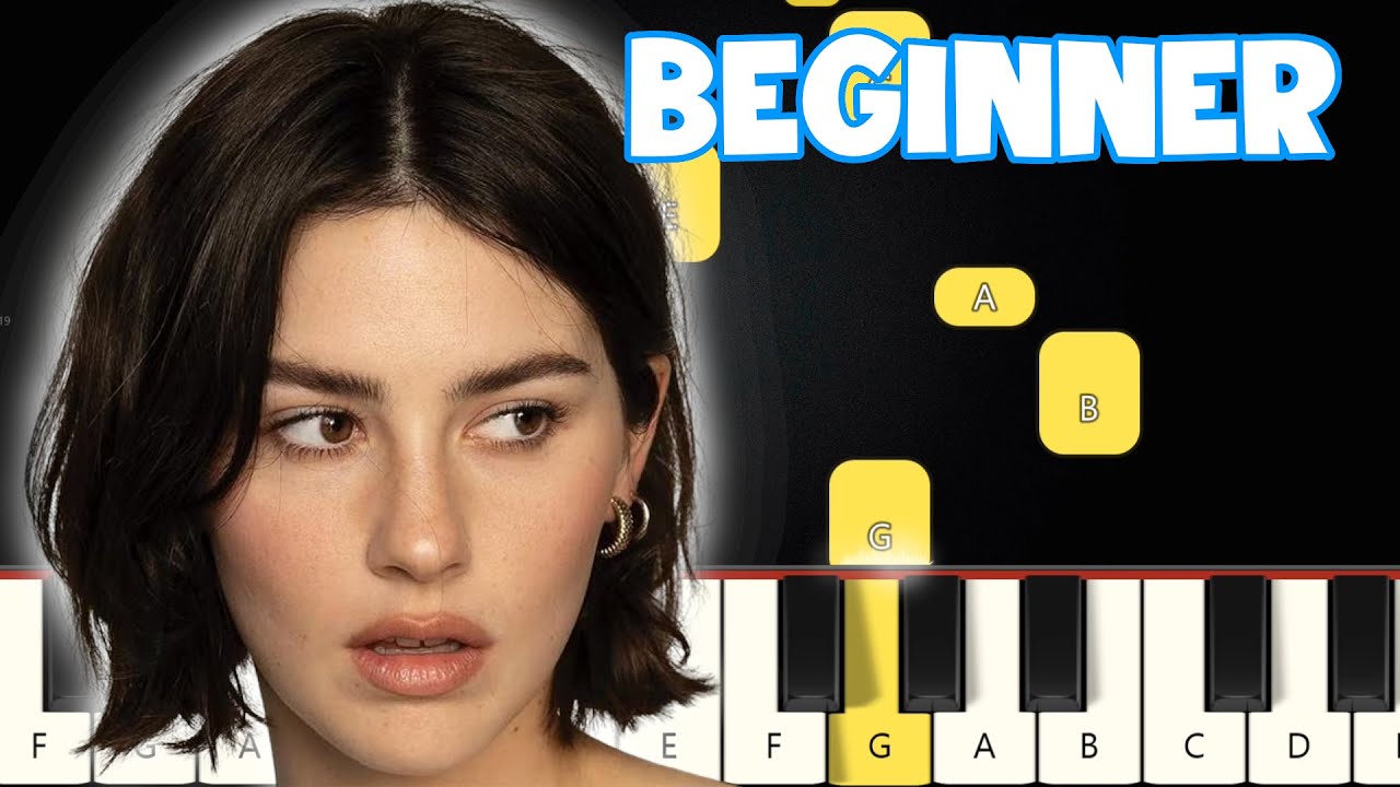 I Miss You, I'm Sorry - Gracie Abrams | Beginner Piano Tutorial | Easy Piano