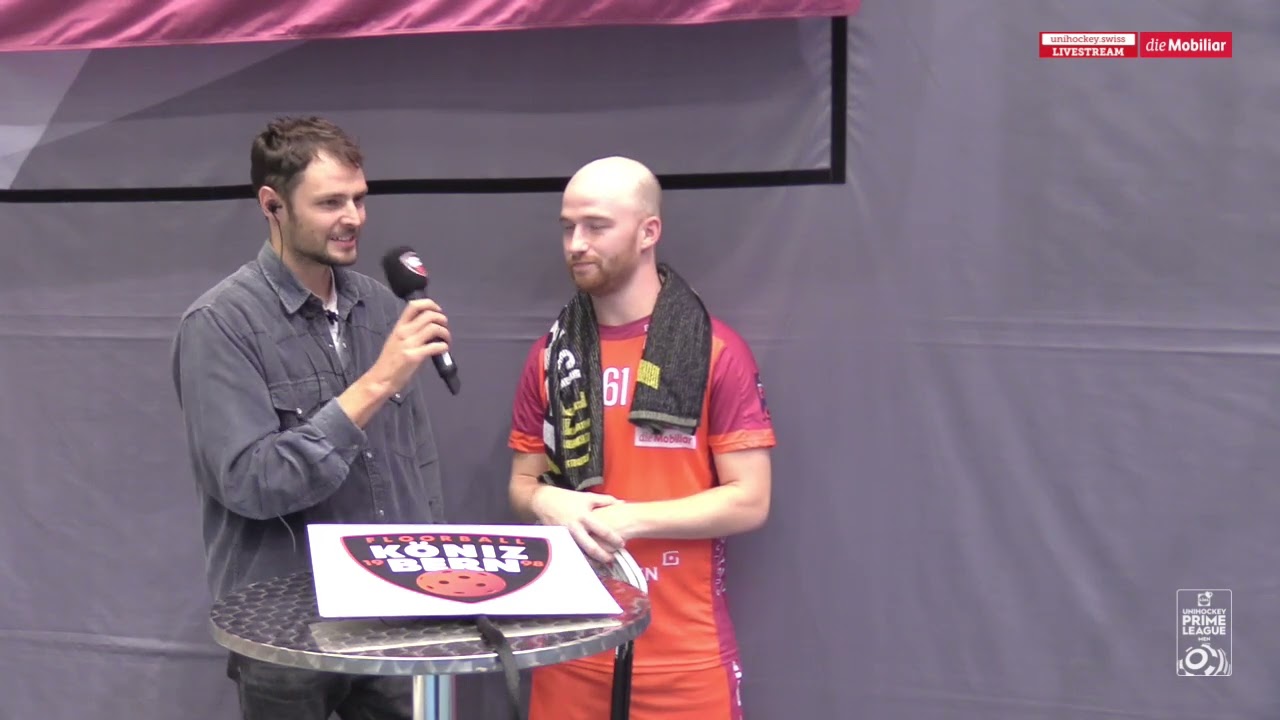 Spielerinterview Unihockey L-UPL Men FBK gegen GC Unihockey