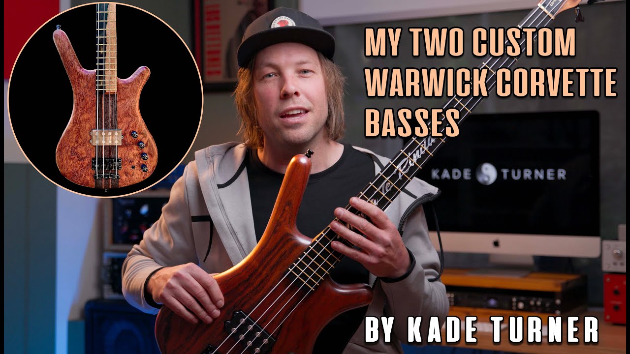 My Two Custom Warwick Corvette Basses - Kade Turner