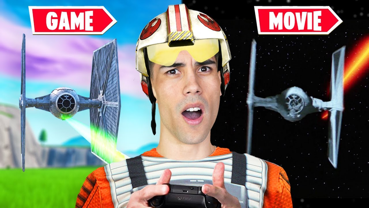 Can I Beat Fortnite by ONLY Using Star Wars Ships?