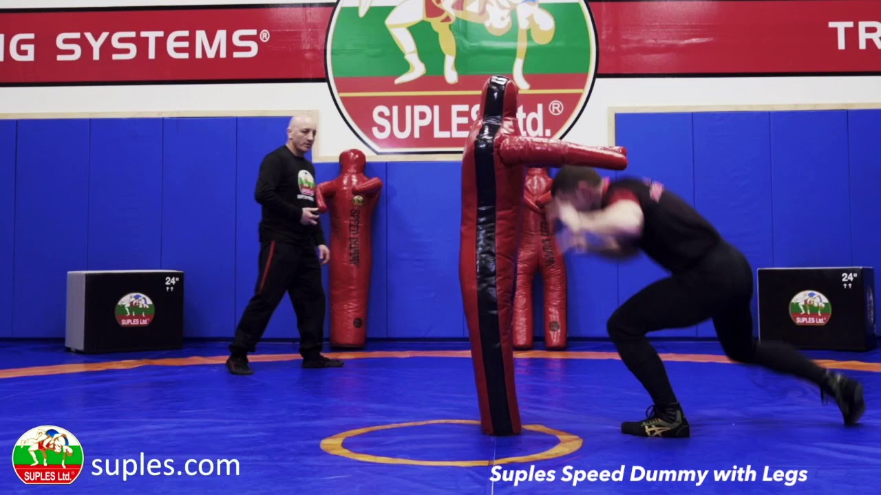 Warm Up with Suples Speed Dummy in Wrestling