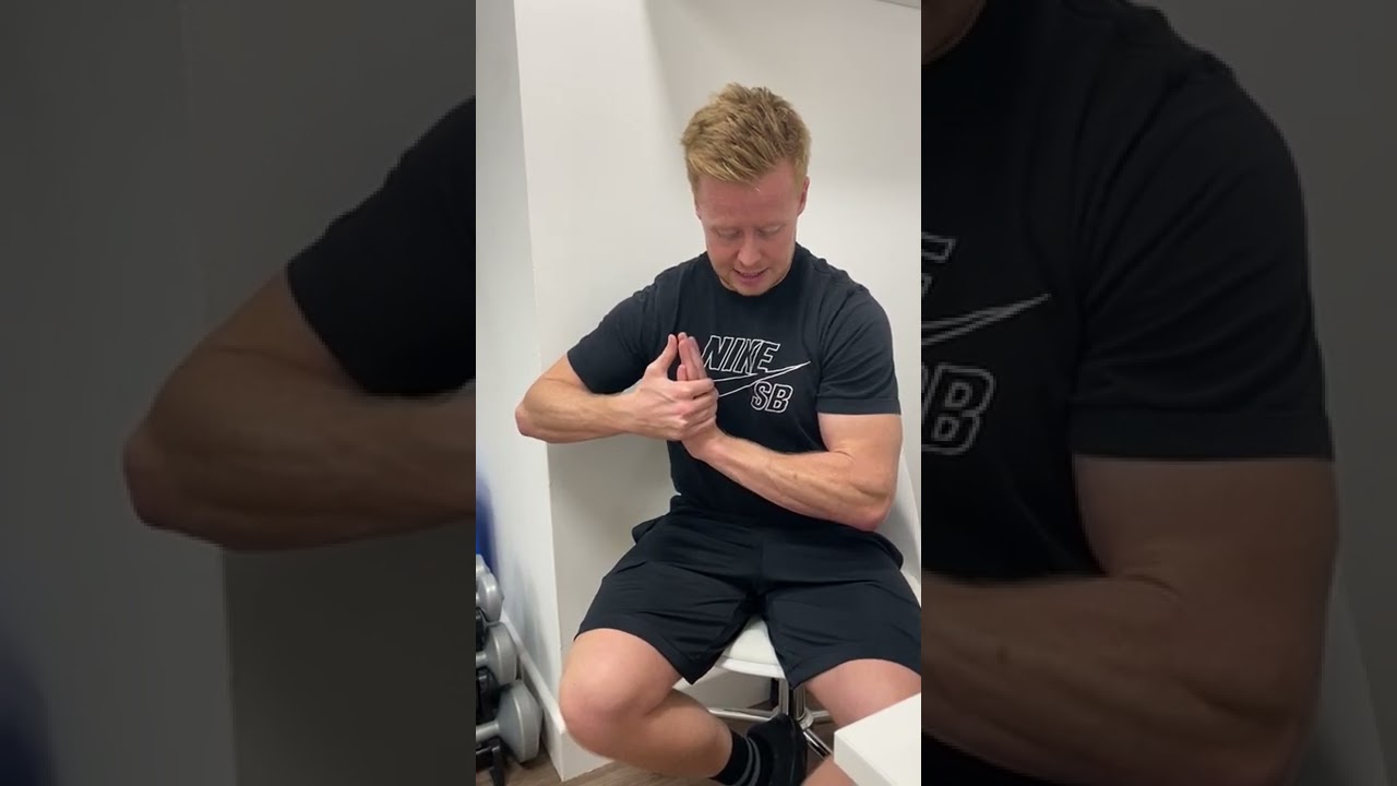 Isometric exercises for extensor tendinopathy (Tennis elbow)